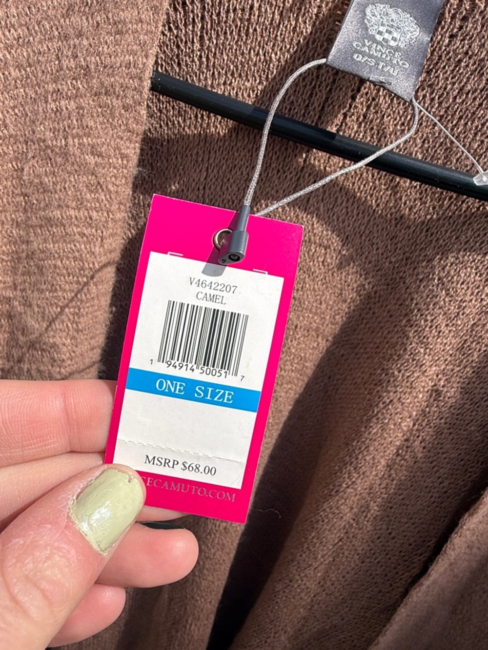 Vince camuto  knit shawl new - Picture 5 of 5